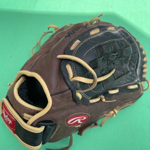 Used Rawlings Right Hand Throw Softball Glove 12.5"