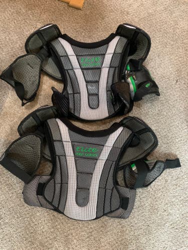 2 Senior Used Small Tron Shoulder Pads Pro Stock