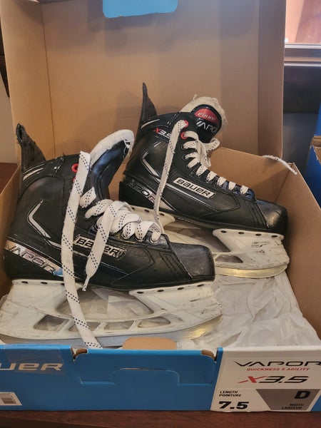 Senior Used Bauer Vapor X3.5 Hockey Skates Regular Width Size 7.5