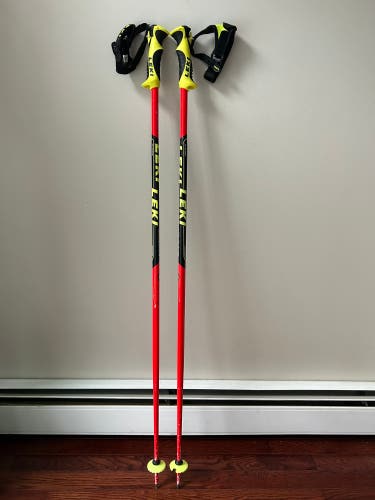 Leki WC Lite Airfoil Ski Poles with Trigger Grips and Straps