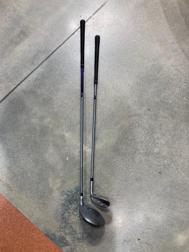 Used Junior US Kids Golf Right Handed Driver & 56 Degree Wedge