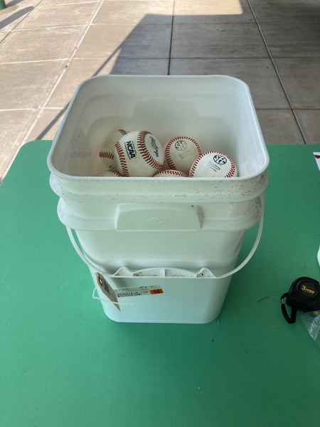 NCAA 30 pack bucket of Baseballs