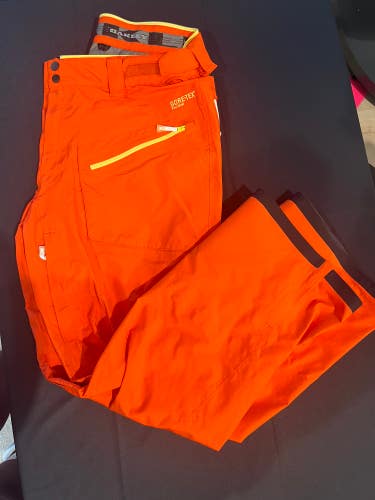 Orange Men's Adult Used XXL Oakley Ski Pants