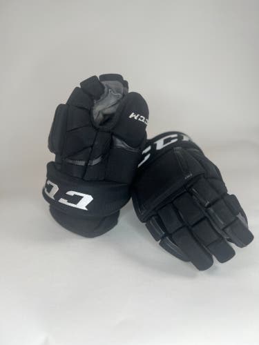 CCM HG12PP 14” PRO STOCK GLOVES BLACK *GENTLY USED*
