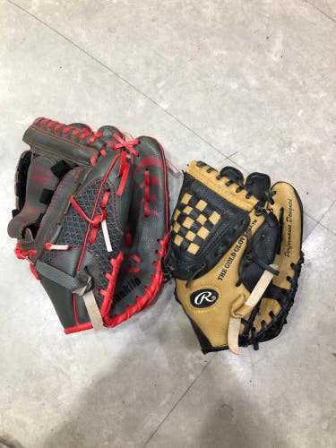 Used Starter Baseball Gloves (2-Pack)
