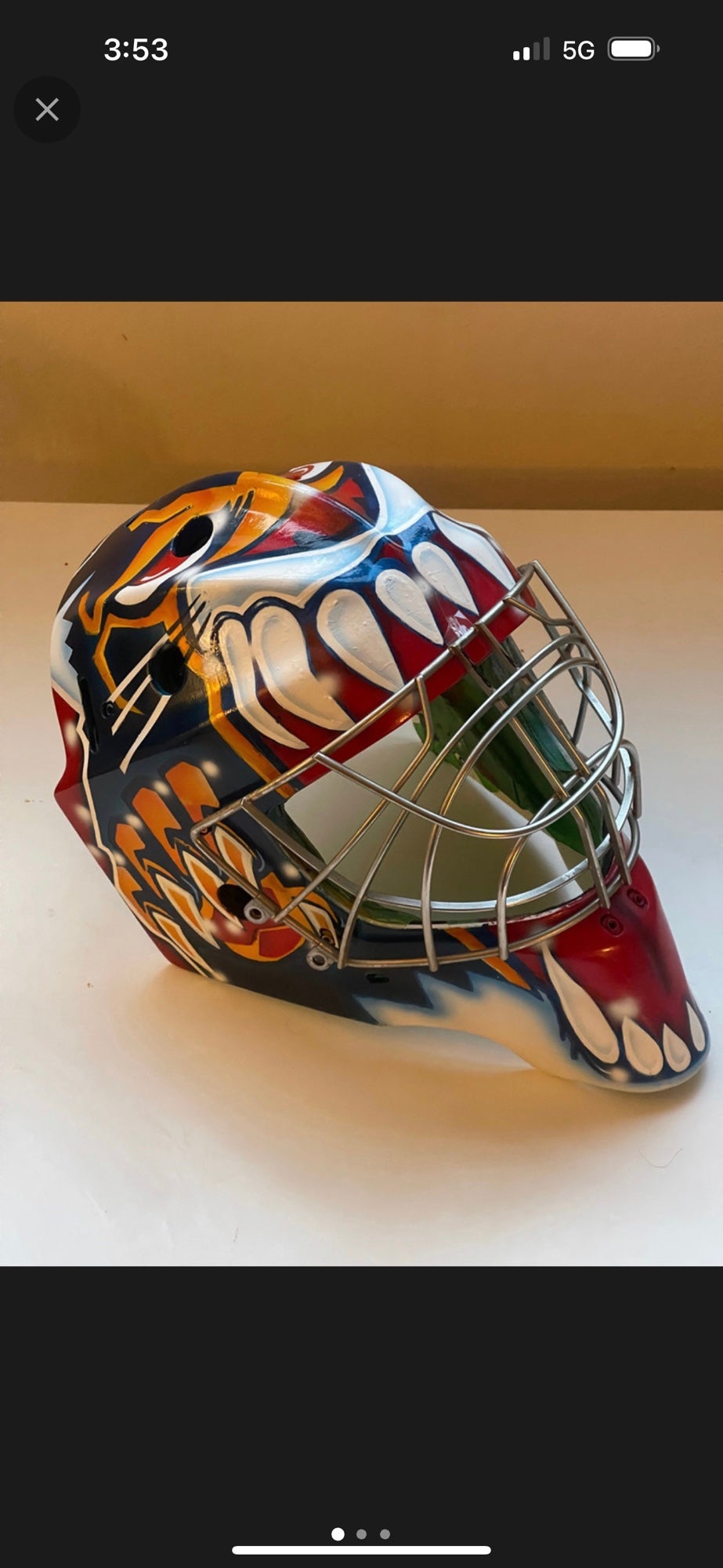 Mvp Airbrush - Custom Painted Helmets, Custom Goalie Helmet