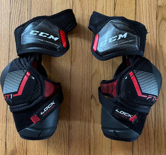 Used Junior Large CCM Elbow Pads