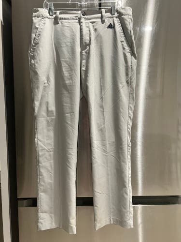 Adidas Men’s Golf Pants Light Gray Size 34 x 30