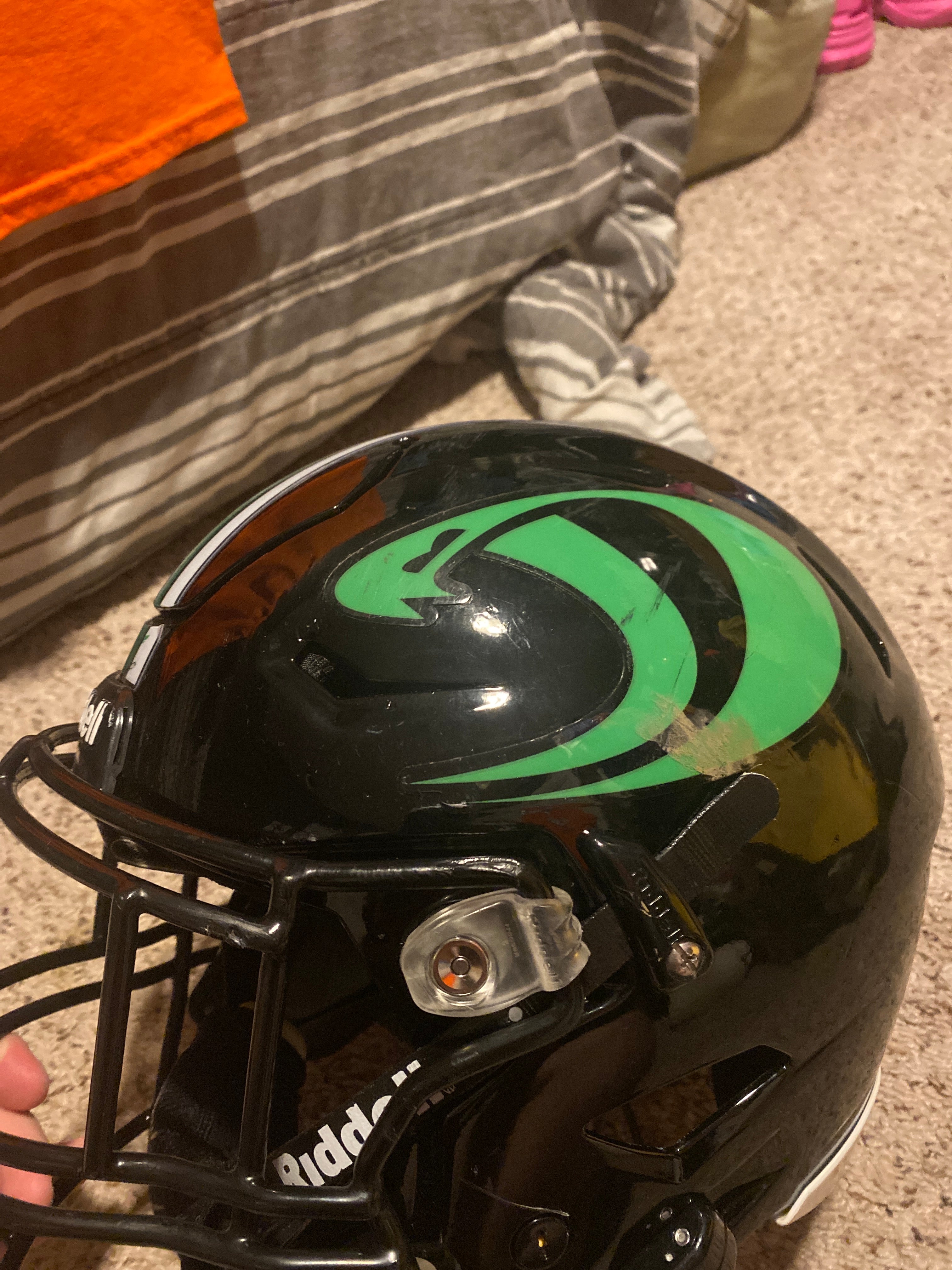 PHILADELPHIA EAGLES NFL Football Helmet with REVO BLACK Visor