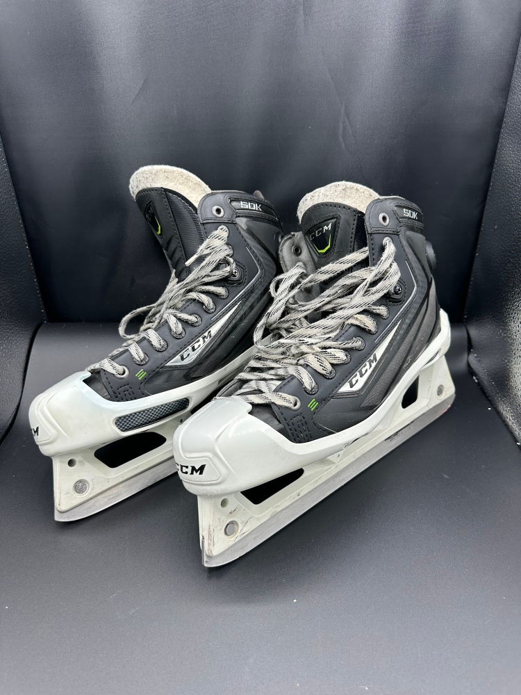Used CCM Regular Width  Size 9 RibCor 50K Hockey Skates