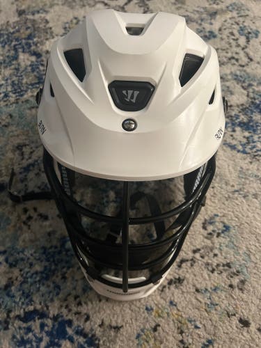 Lightly Used White Warrior Burn Helmet