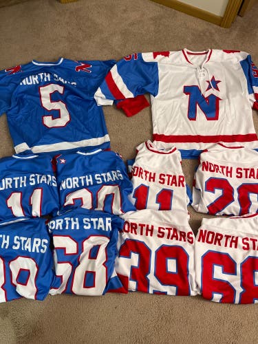 North Stars Blue/white Jerseys