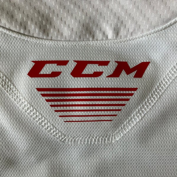 AHL - Used CCM Practice Jersey - Stockton Heat (White