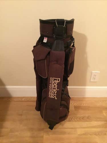 Peerless Golf Cart Bag with 6-way Dividers & Rain Cover