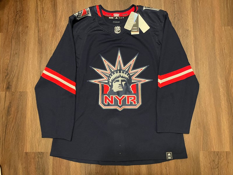 NWT New York Rangers Reverse Retro 1.0 Blank Adidas NHL Hockey