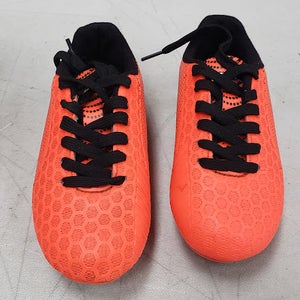 Vizari Kids Stealth FG Outdoor Firm Ground Soccer Shoes | Orange/Black Size 1 | VZSE93353Y-1
