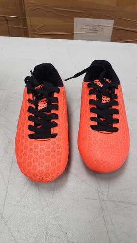 Vizari Kids Stealth FG Outdoor Firm Ground Soccer Shoes | Orange/Black Size 1 | VZSE93353Y-1