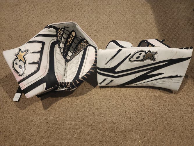 Used Brian's Senior Regular Optik X2 blocker and Genetik X glove