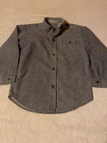 Bugle Boy Jeans Vintage Youth Large 7 Long Sleeve Button Down Shirt