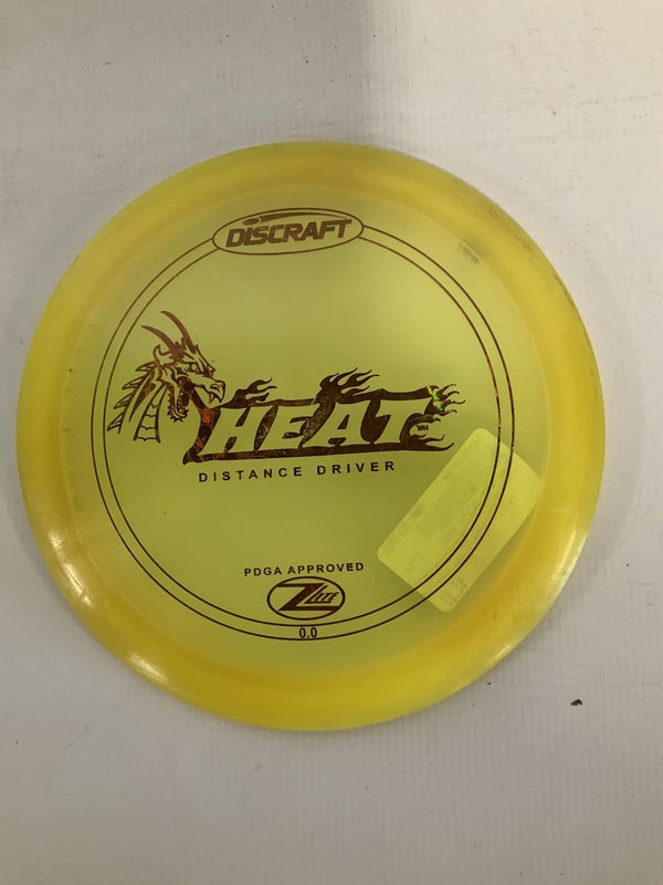 Used Discraft Zlite Heat Disc Golf Drivers