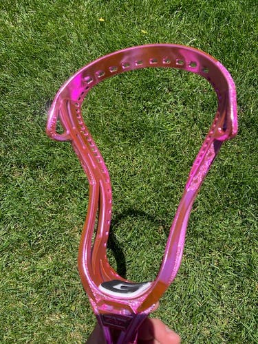 Pink chrome Gait D lacrosse head