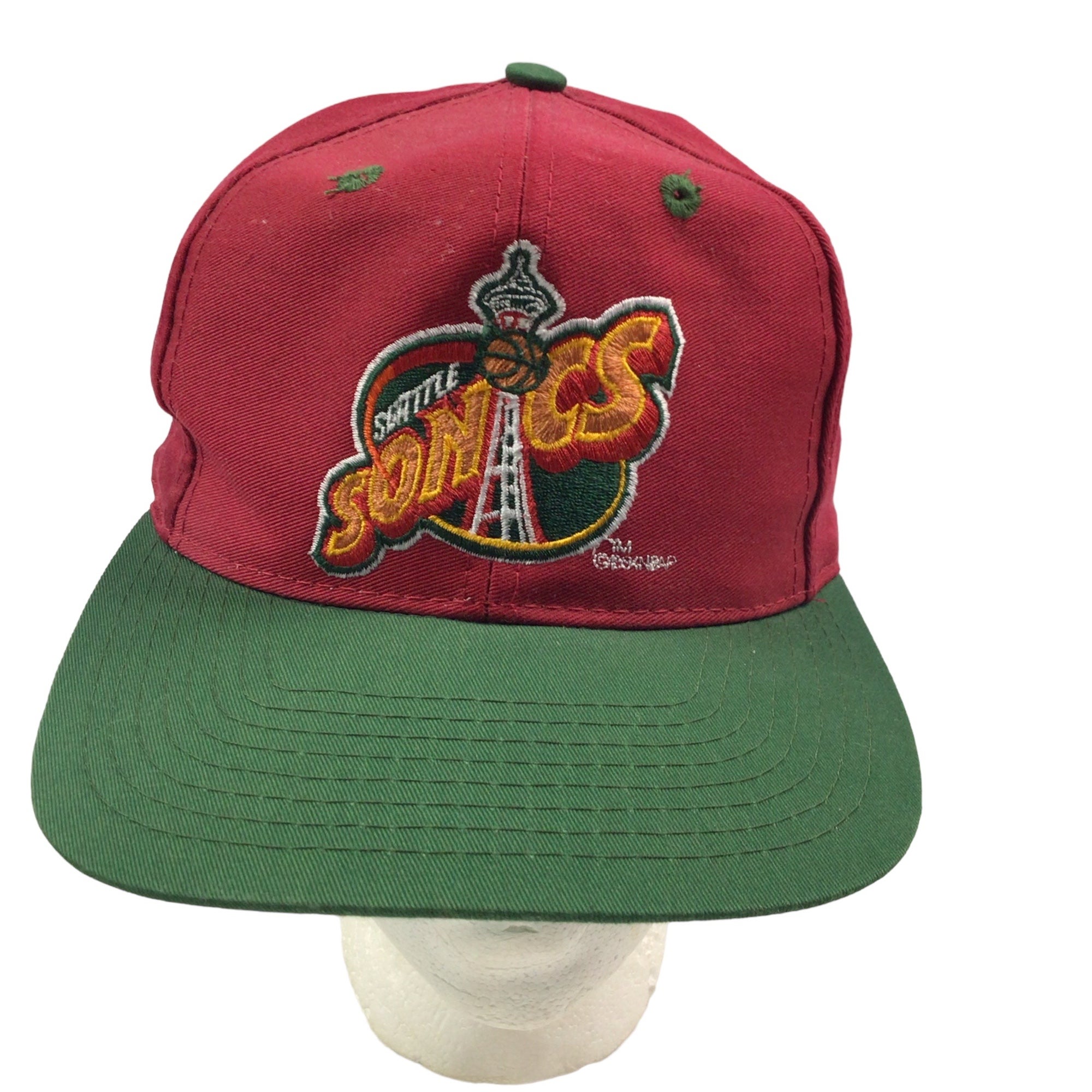 Seattle Supersonics NBA Vintage 90's Sports Specialties Hat Snapback Wave