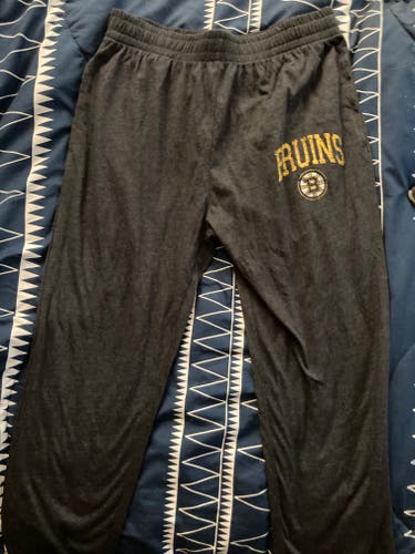 2 pair Black  Boston Bruins casual sweat pants