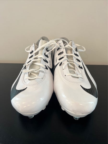 Nike Vapor Carbon Elite 2 TD Black White Football Cleats 631425-011 Men  Size 14