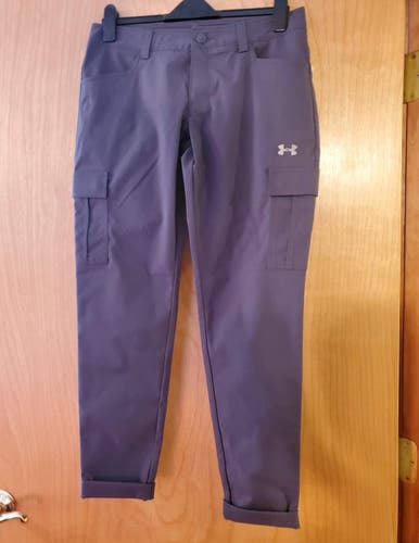Under Armour dark gray all season gear pants. Size 8. NWT.