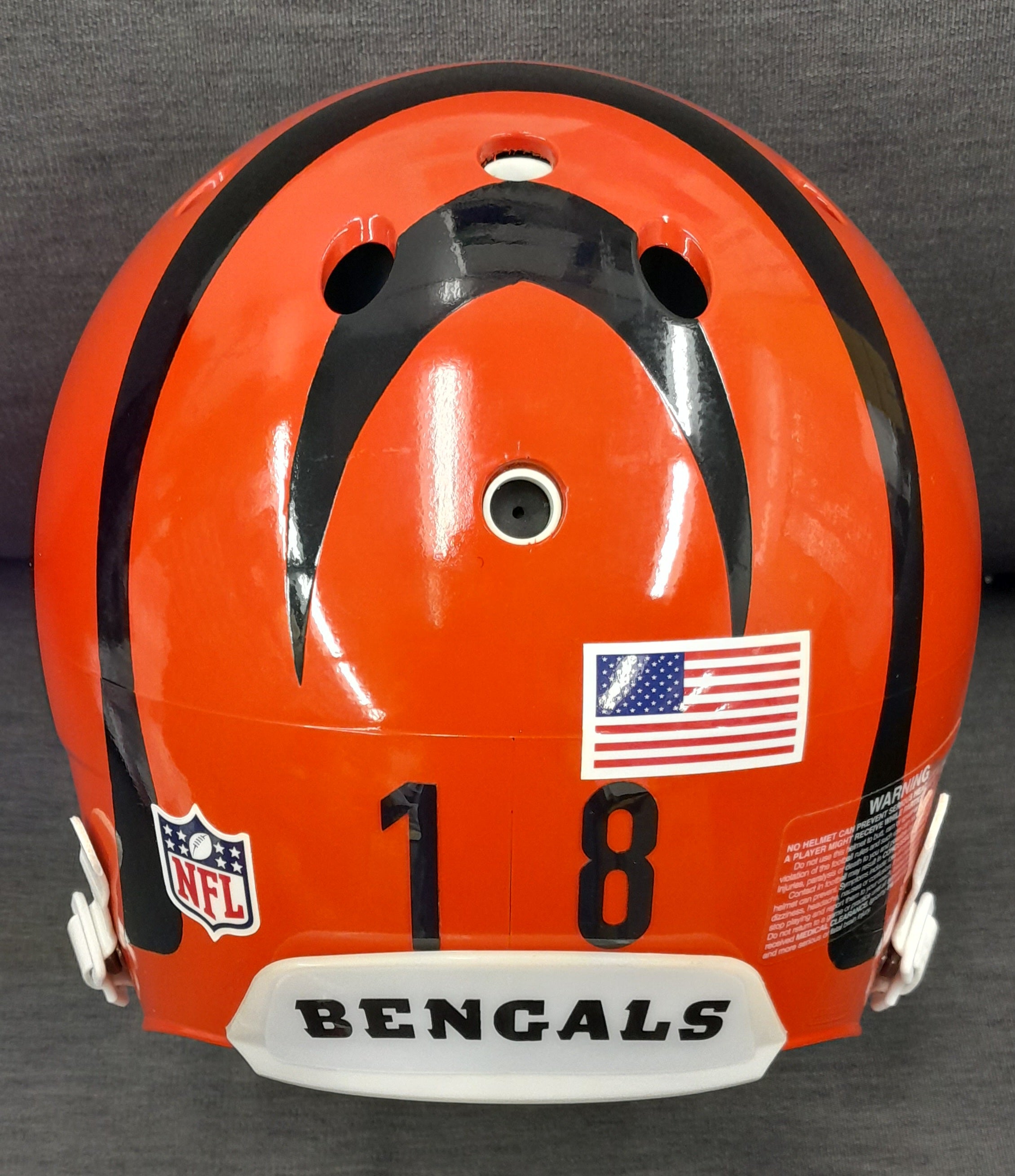 Custom Used Medium Schutt Air XP Pro Helmet (Bengals A.J. Green Style)