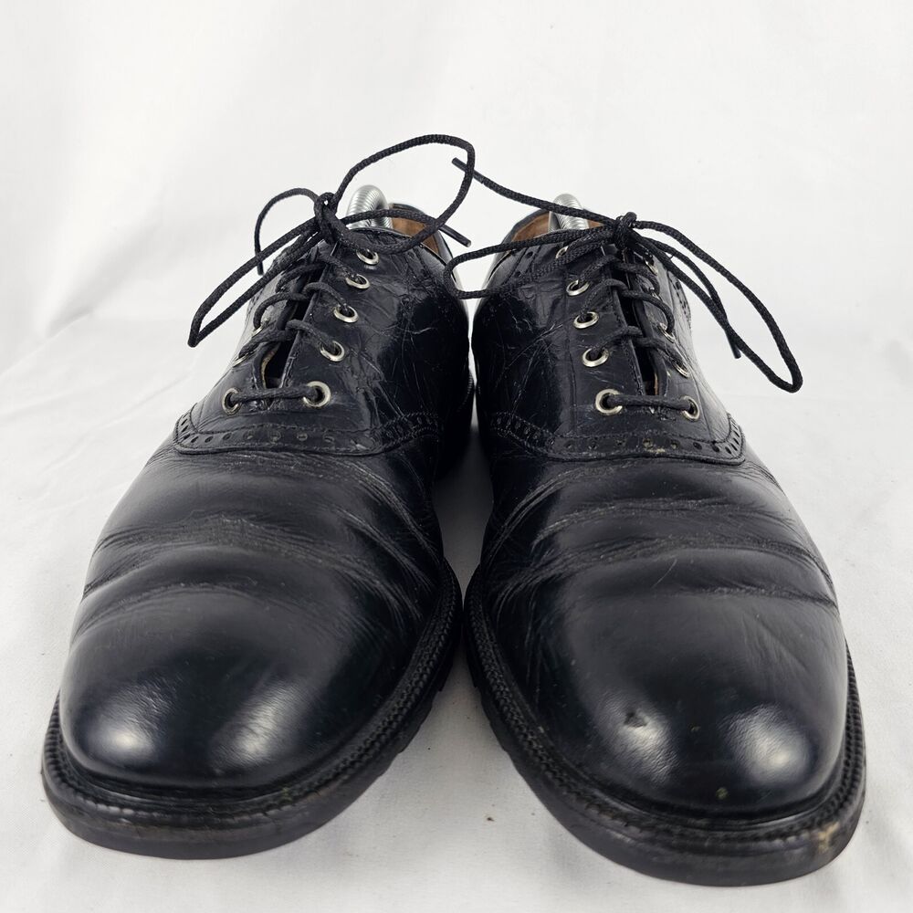 Footjoy Professional Mens Size 9.5 M Black Leather Spikeless  display picture 1
