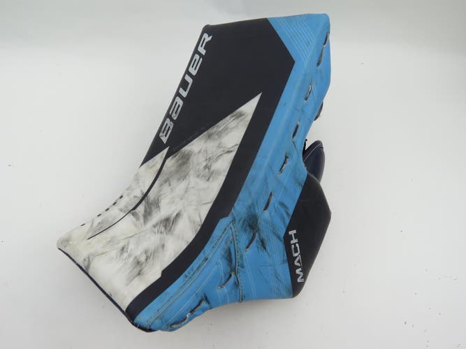 Bauer Supreme MACH Pro Stock Hockey Goalie Blocker Blue Full Right