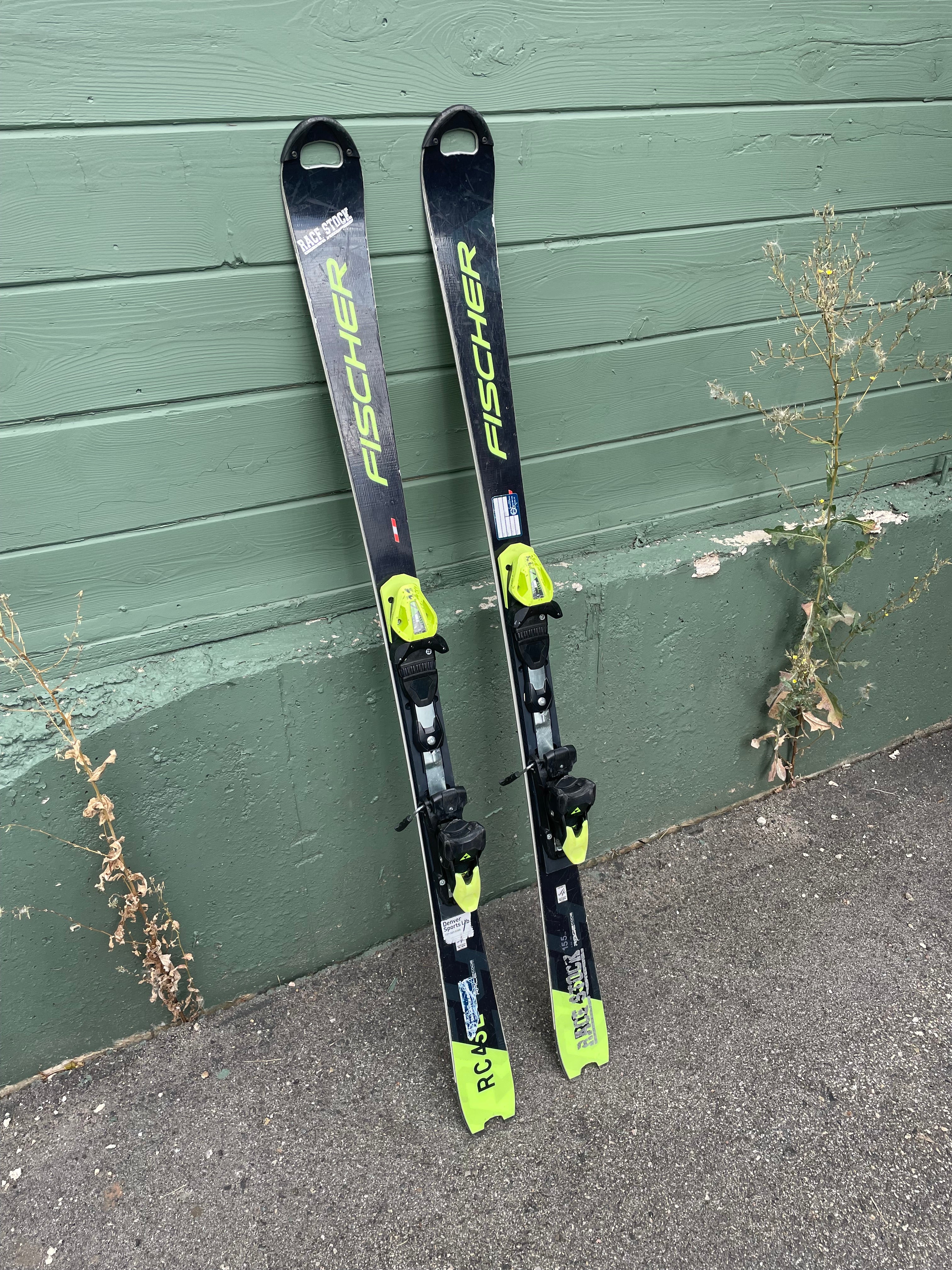 Used 2021 Fischer 155 cm Racing RC4 World Cup SL Skis With