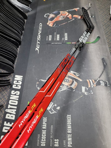 2 PACK | P92 | 87 Flex NEW! Senior Bauer Left Hand Vapor Hyperlite Hockey Stick P92 Pro Stock