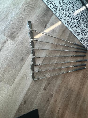 Men's Right Handed Stiff Flex Steel Shaft SIM Max OS Iron Set