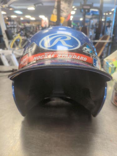 Rawlings Used Blue Batting Helmet