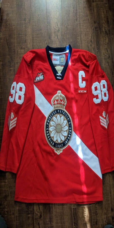 Regina Pats old school game worn jersey. Player Unknown.