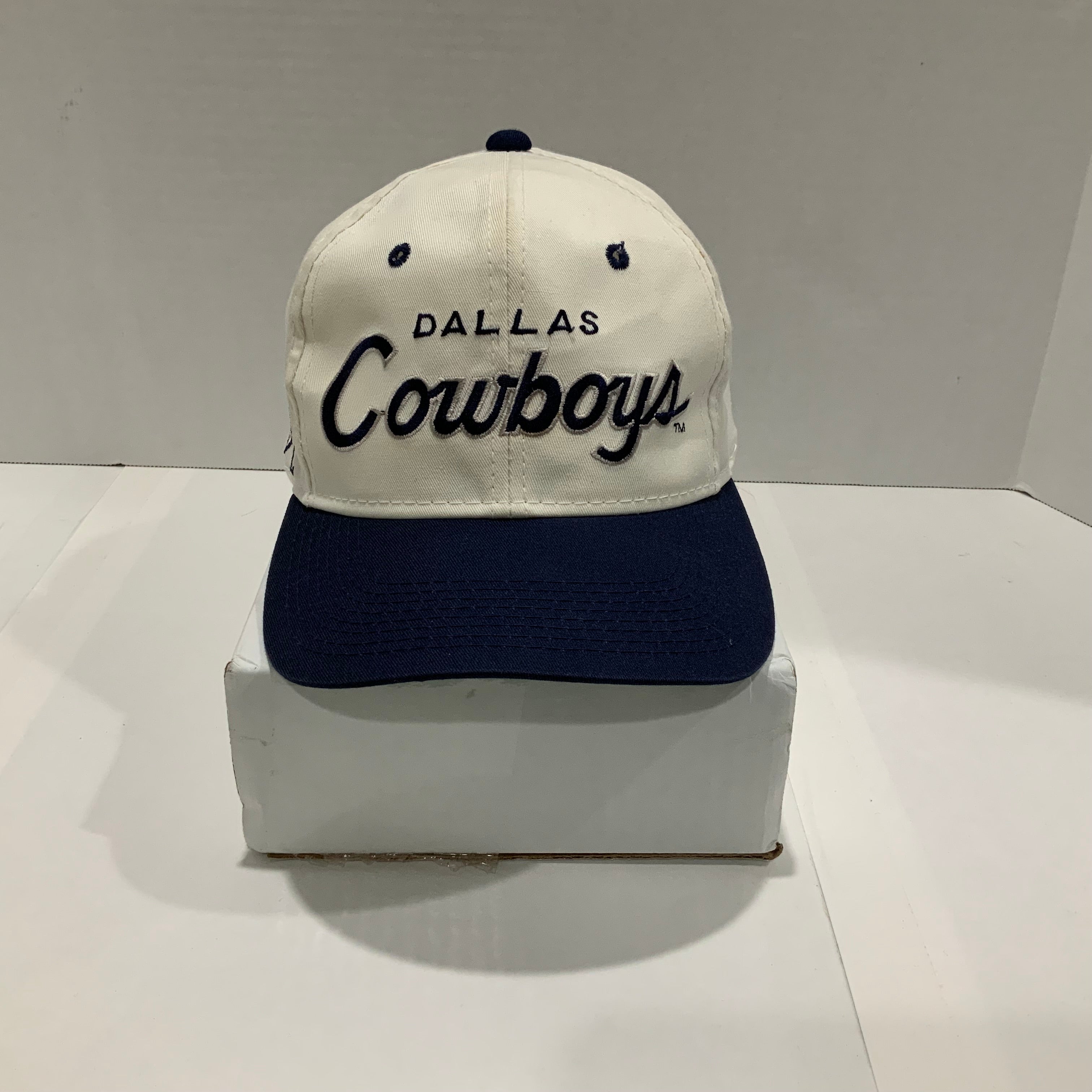 Vintage 90's Dallas Cowboys Script Snapback Team NFL Sports Specialties Hat