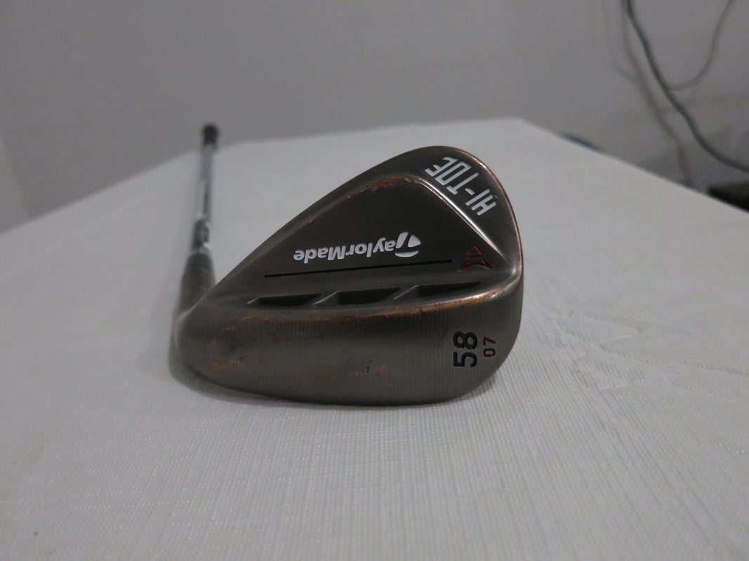 TaylorMade Milled Grind Hi-Toe Raw Lob Wedge LW - 58.10* - KBS