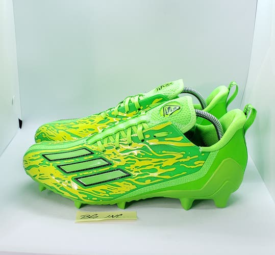 Adidas Adizero 12.0 Poison Football Cleats Solar Green Men's Size 11.5 - IG7216