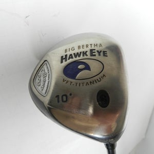 CALLAWAY Big Bertha HAWK EYE VFT Titanium Driver 10° Loft Graphite Firm Shaft