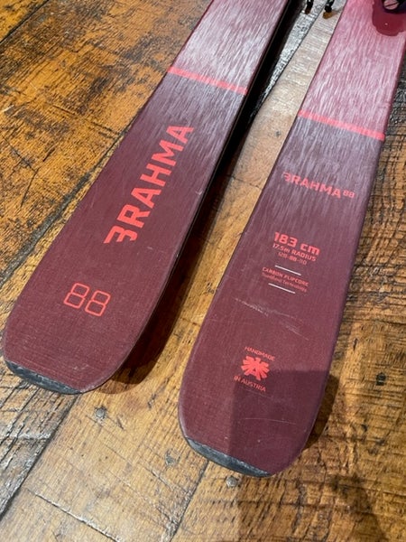 Used Men's 2022 Blizzard Brahma 88 All Mountain Skis With Fischer