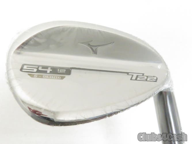 Mizuno T22 Wedge Satin Chrome S Grind Dynamic Gold Tour Issue S400 54° 12 NEW