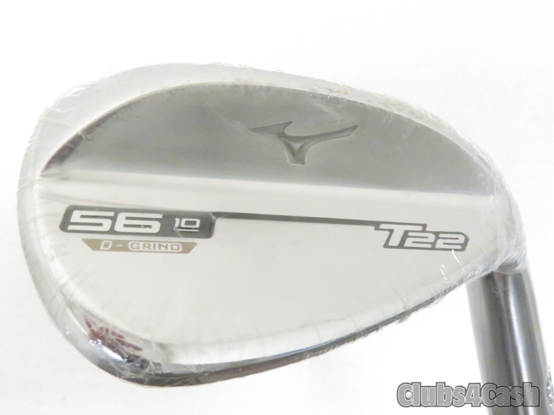 Mizuno T22 Wedge Satin Chrome S Grind Dynamic Gold Tour Issue S400 56° 10 MINT