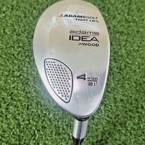 Adams IDEA i-Wood Tight Lies 4 Iron Hybrid RH / Regular Graphite ~39.75" /jd1268