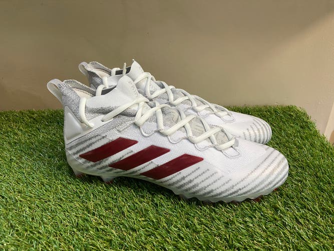 Adidas Freak Ultra Primeknit Football Cleats FX1297 White Red Men’s Size 13 NEW