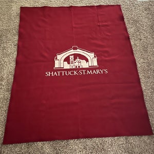 Shattuck St Mary’s large/heavy 64x80 Faribault Woolen Mills blanket SSM Hockey