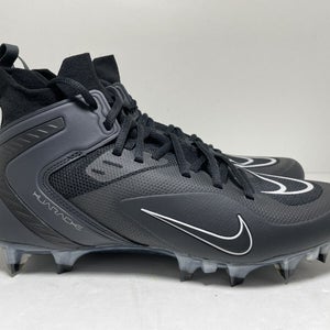 Nike Alpha Huarache 8 Elite Lacrosse LAX Mens Size 9 Black CW4440-011 NEW