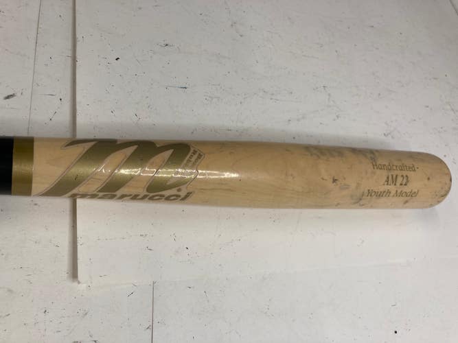 Used Marucci AM22 Maple Bat -3 27OZ 30"