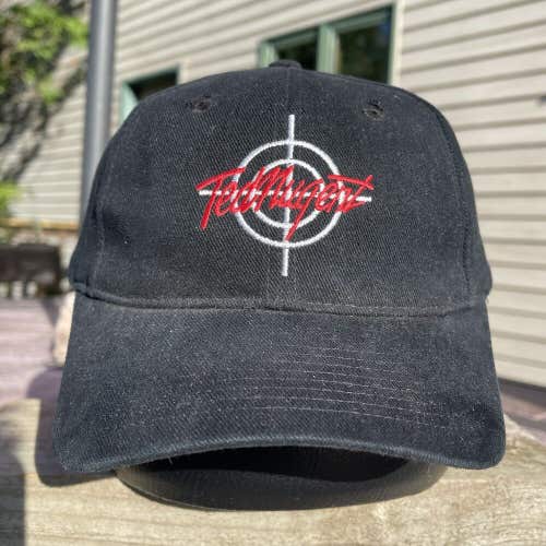 Vintage 1990s Ted Nugent Bullseye Strapback Hat Cap